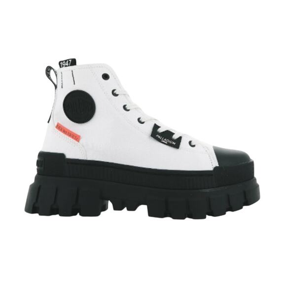 Palladium Women's Size 8 Revolt Hi TX Platform Boots Star White 97242-116-M - Picture 2 of 10